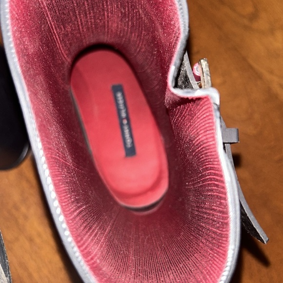 Tommy Hilfiger Black Buckle Rain Boots - Picture 10 of 13